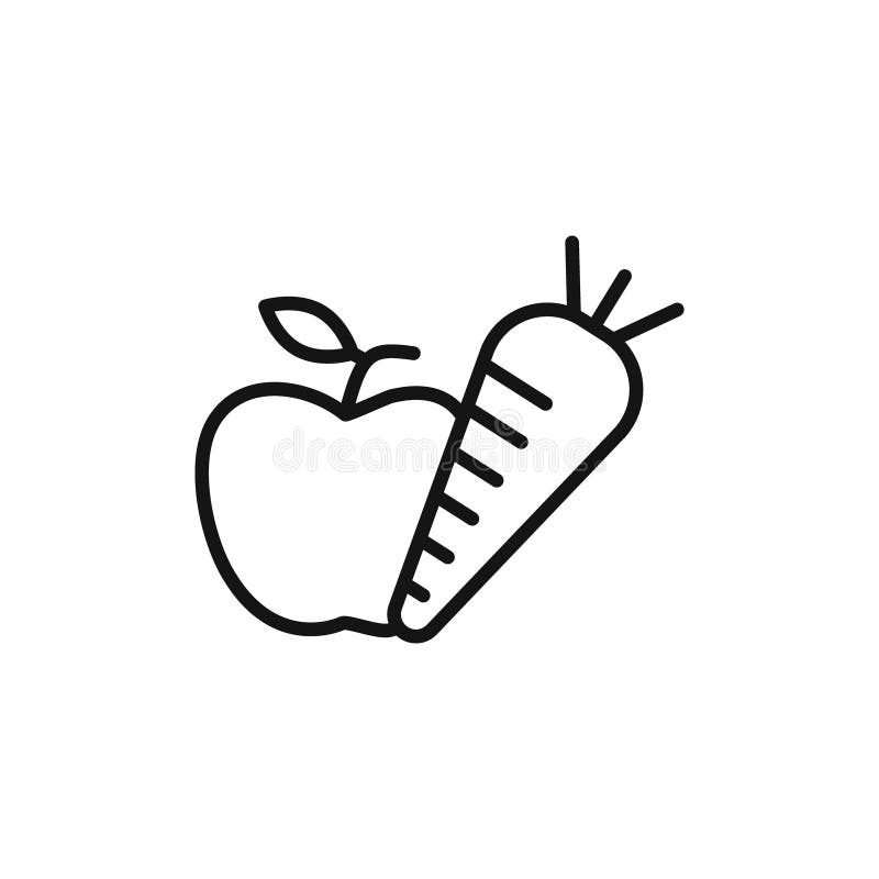 black and white fruit and vegetable pictures
