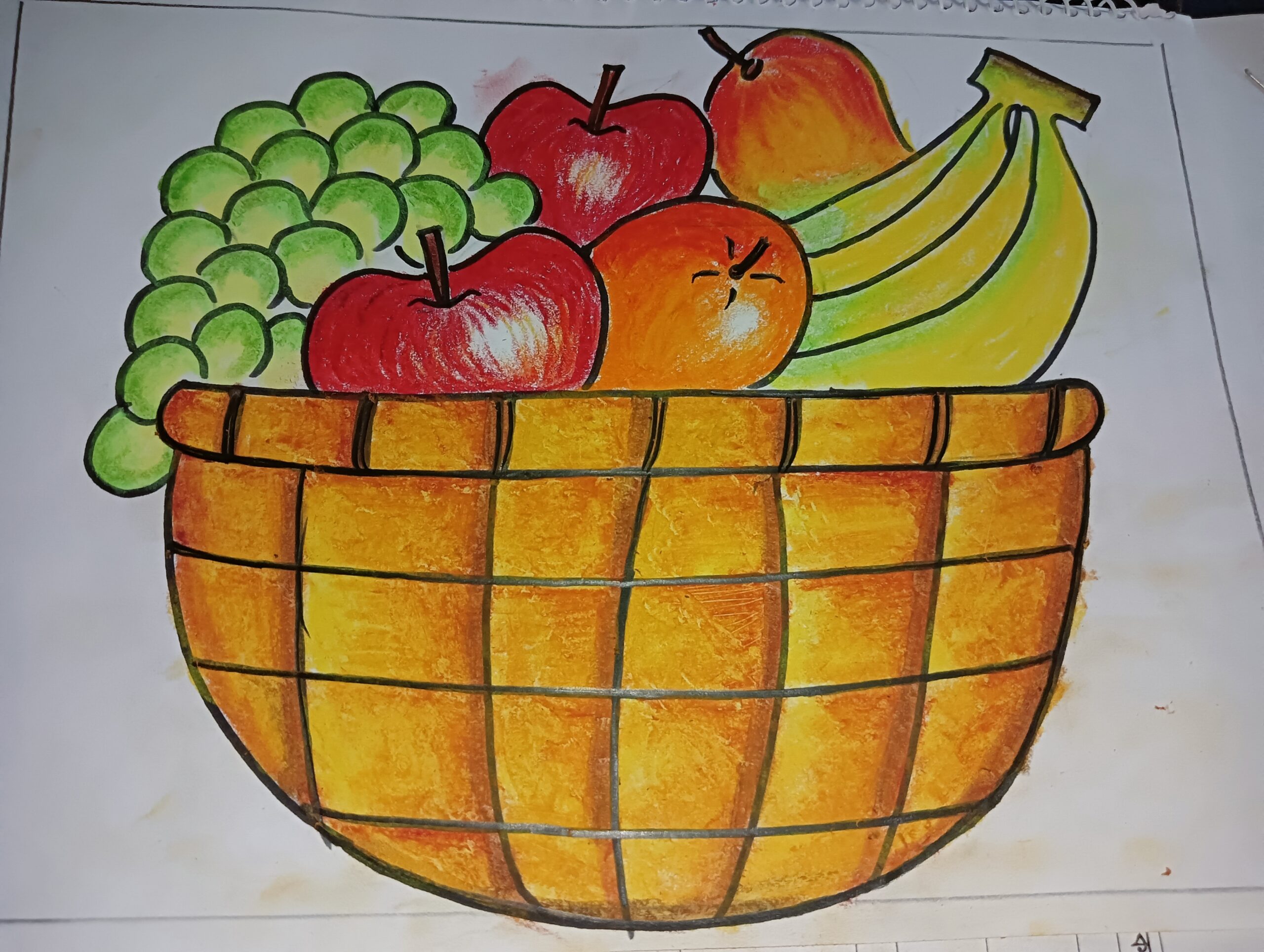 Fruits Basket Drawing Steemit