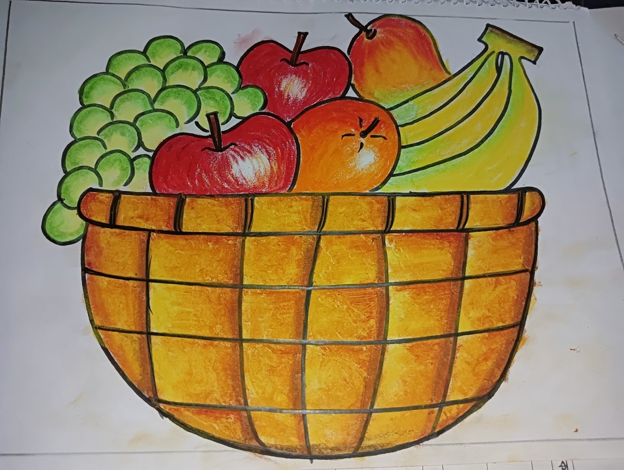 Fruits Basket Drawing Steemit