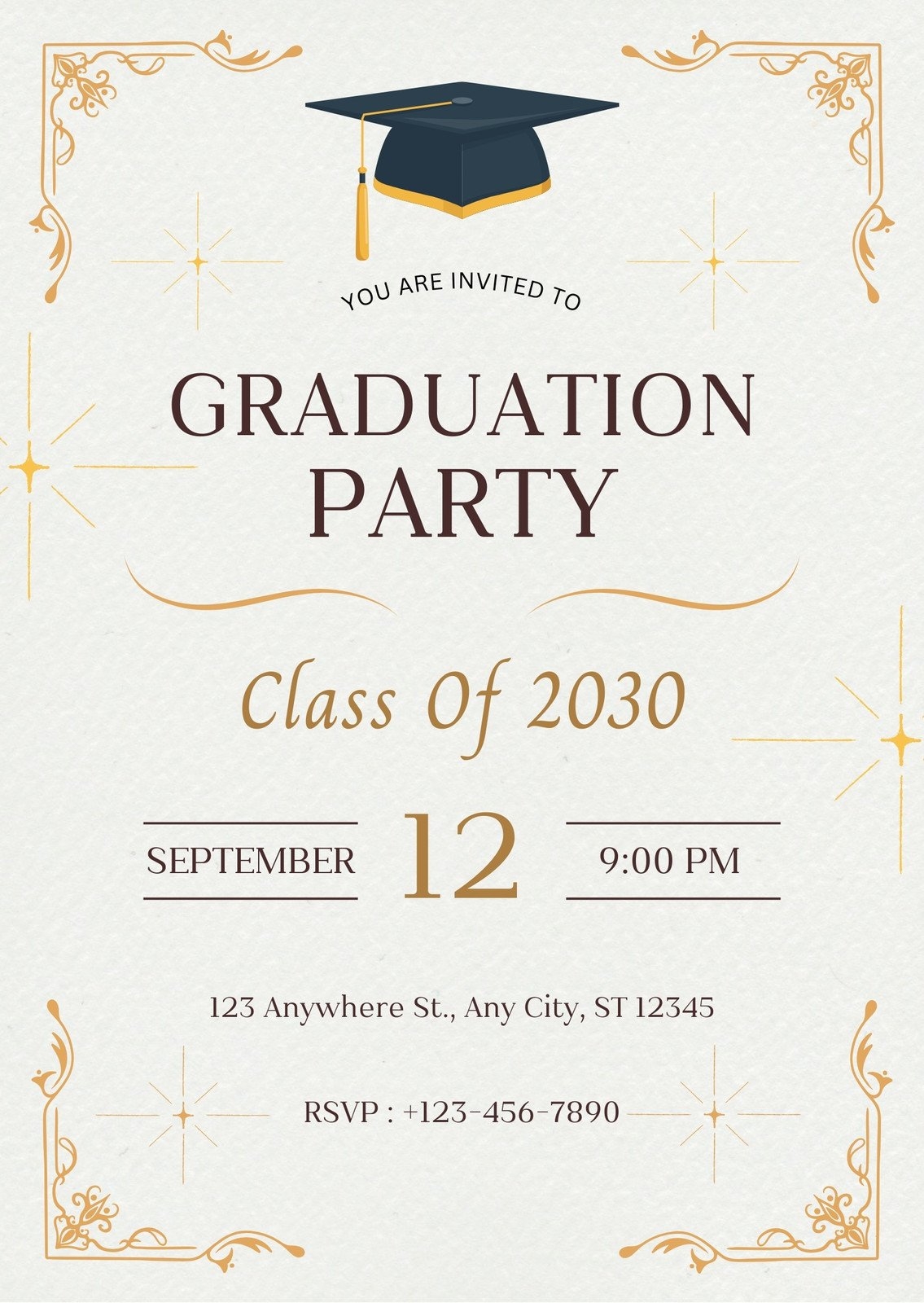 Graduation Invitations Templates 20 Best Graduation Templates