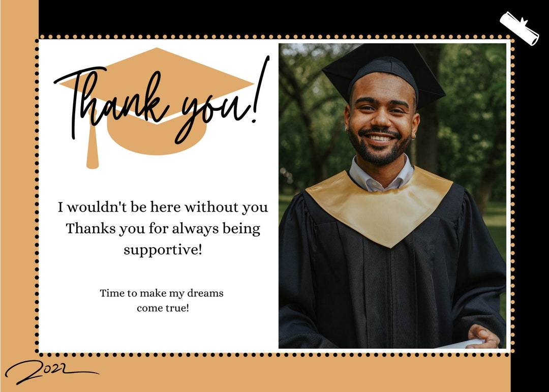 Graduation Thank You Card Templates Free Free Printables Hub