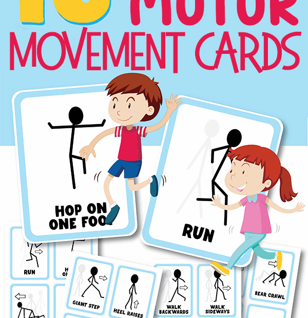 Gross Motor Movement For Kids Printable Activity Cards Artofit