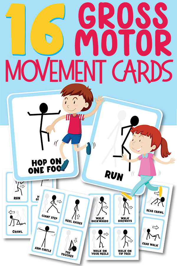 Gross Motor Movement For Kids Printable Activity Cards Artofit