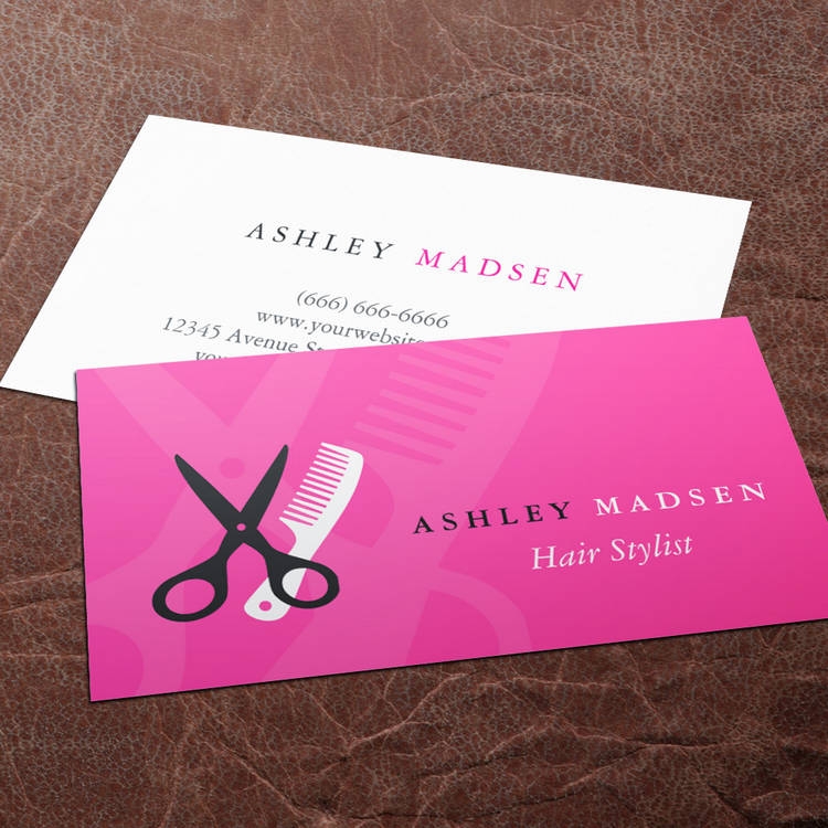 Hair Salon Business Card Template