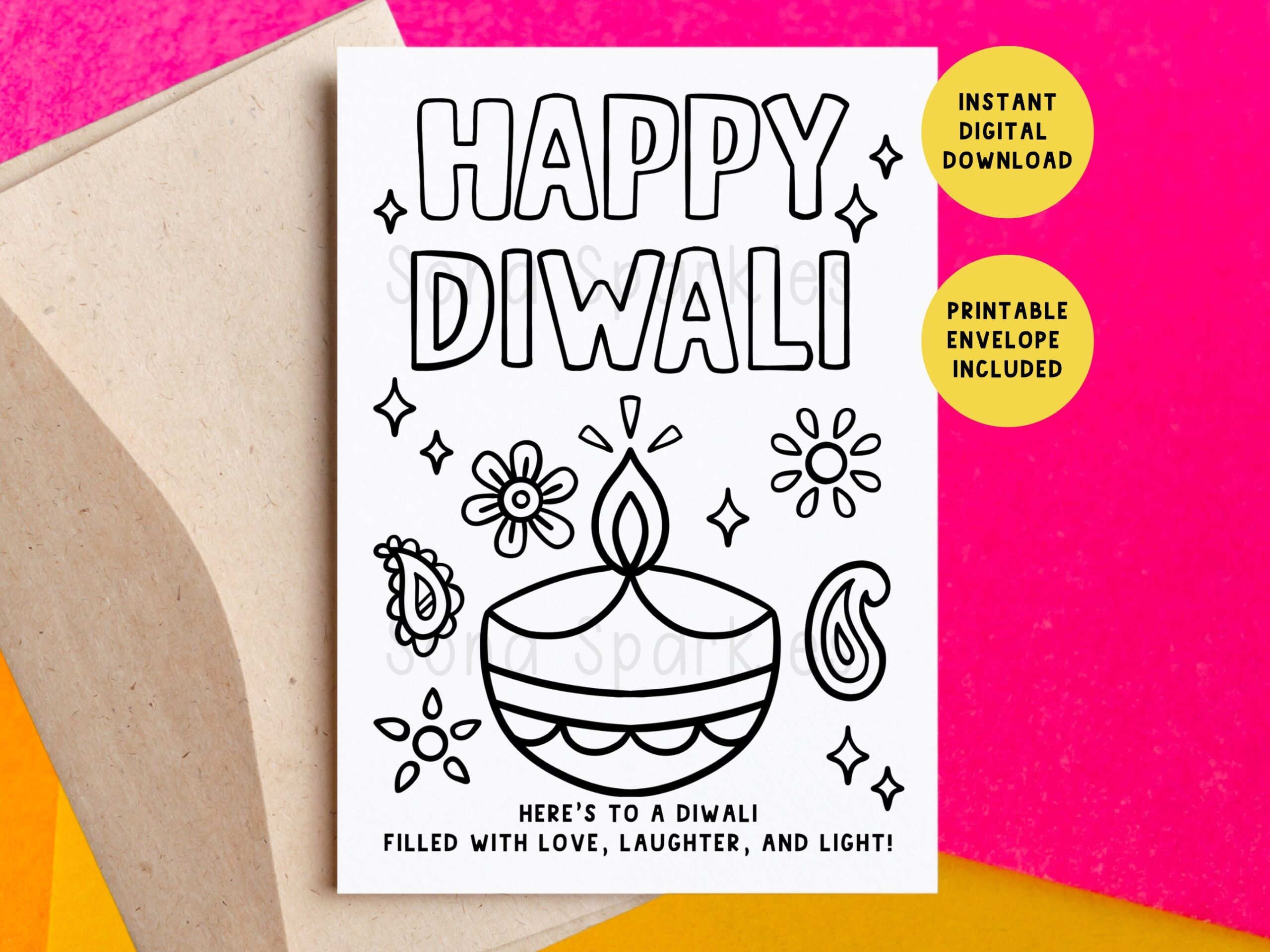 Happy Diwali Printable Greetings Diwali Cards Indian Festival 