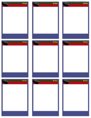 Hockey Card Templates Free Blank Printable Customize