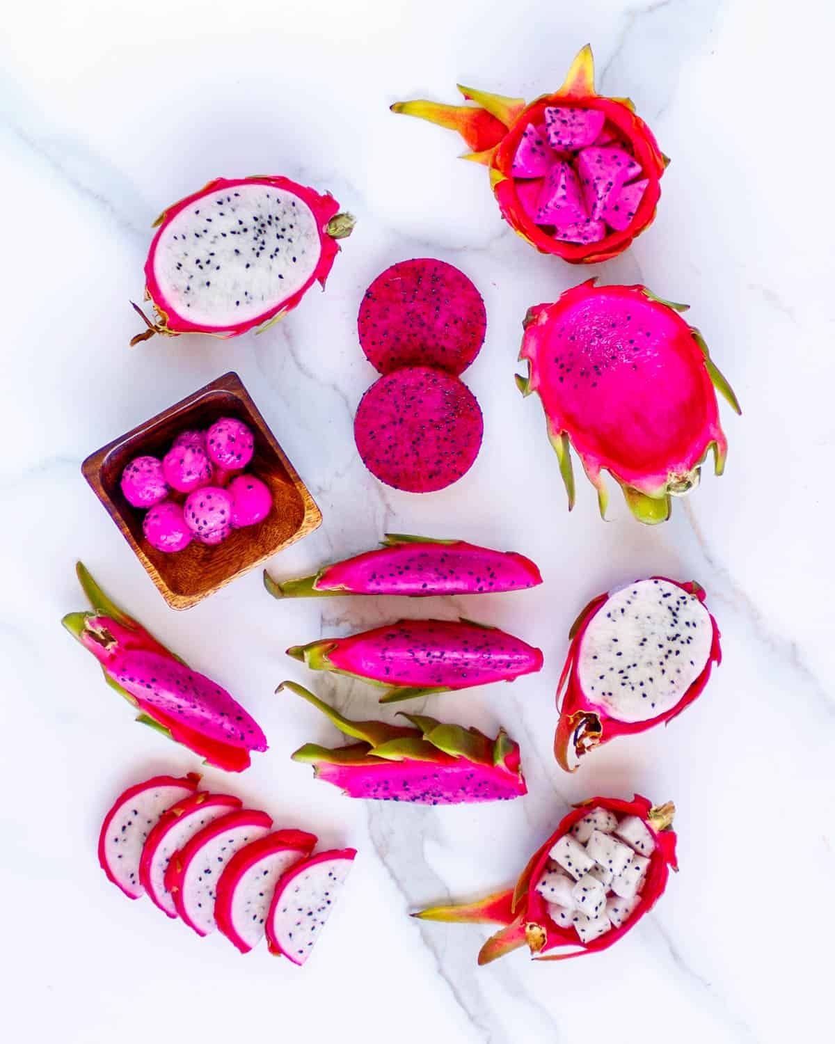 How To Cut Dragon Fruit 10 Ways Poppys Wild Kitchen