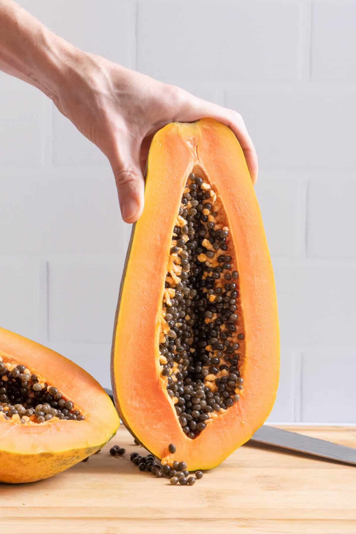 How To Cut Papaya