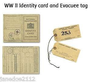 evacuee tag printable ww2 children's identity card template