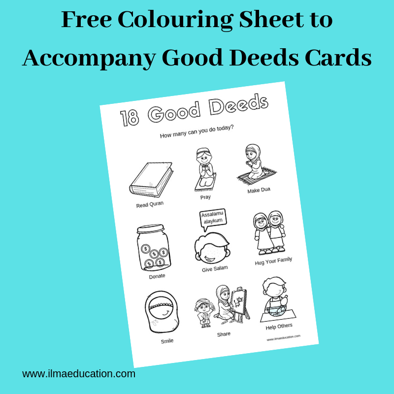 free printable good deeds card template