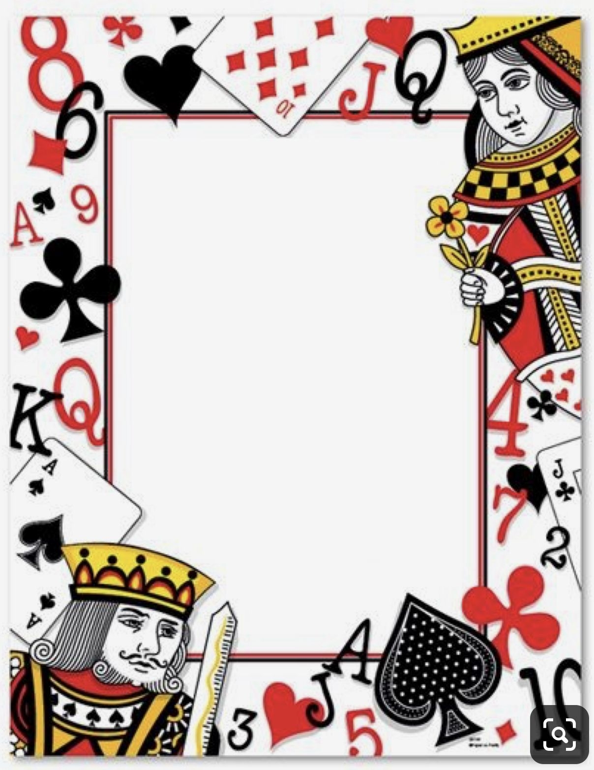 Invite Template Casino Party Playing Card Invitation Casino Party 