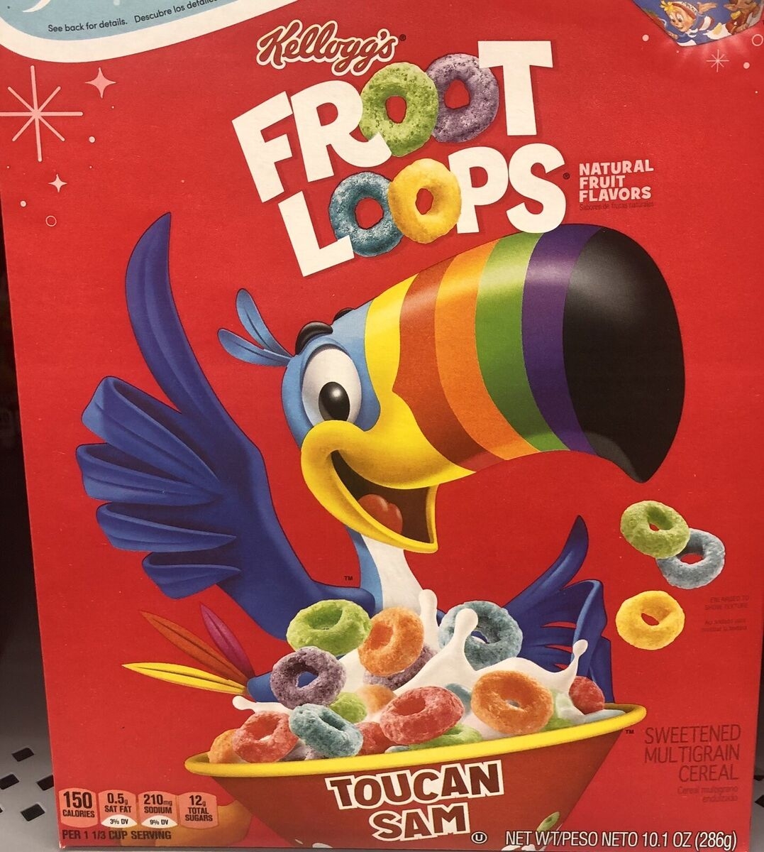 Kellogg s Froot Loops Breakfast Cereal 10 1 Oz EBay