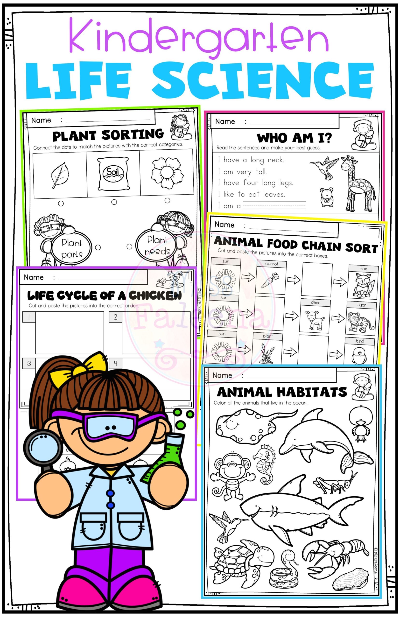 free printable science activities for kindergarten