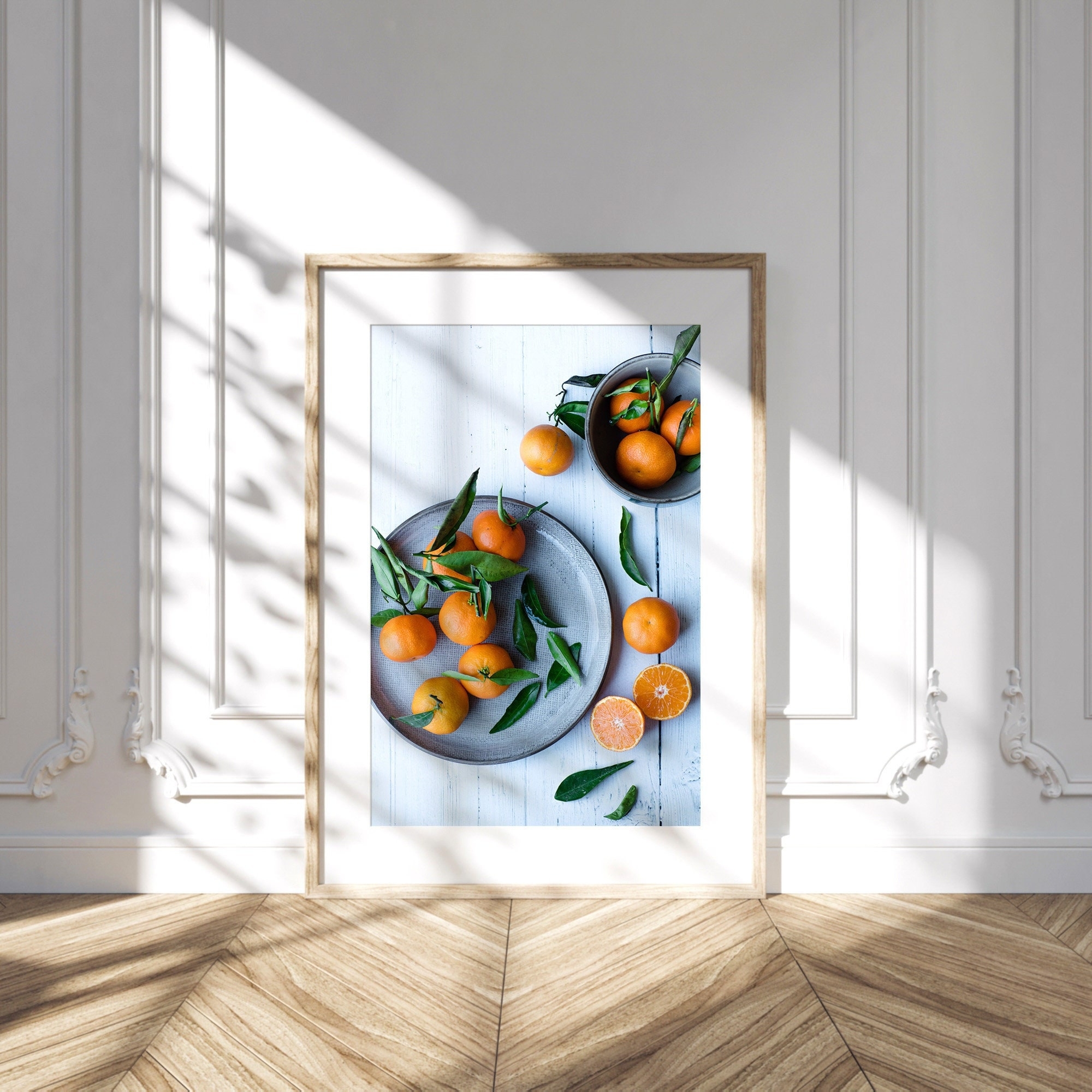 Kitchen Wall Decor Orange Fruit Photo Elegant Kitchen Decor 