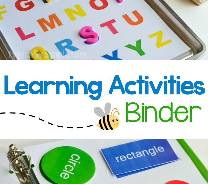 Learning Activities Binder Free Printable Typically Simple