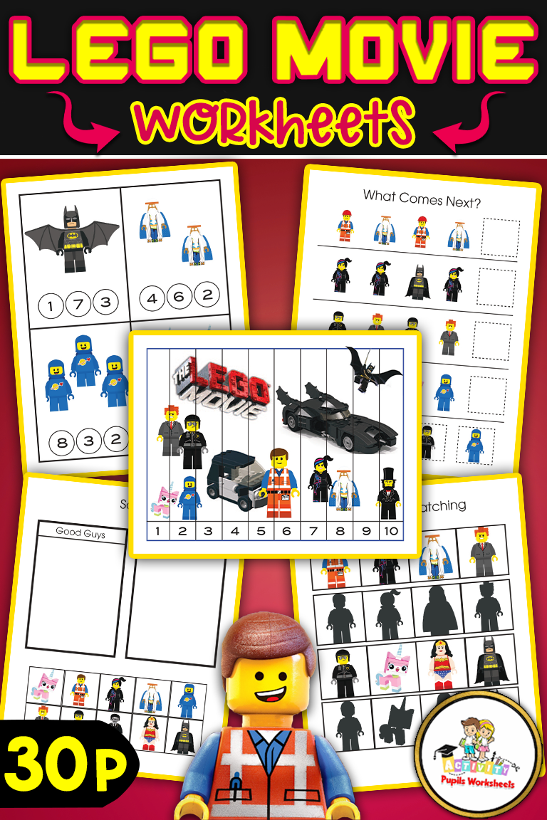 lego movie printable activities