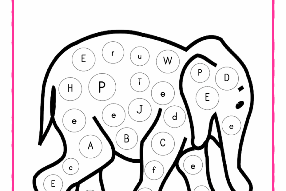 Letter E Printable Worksheets