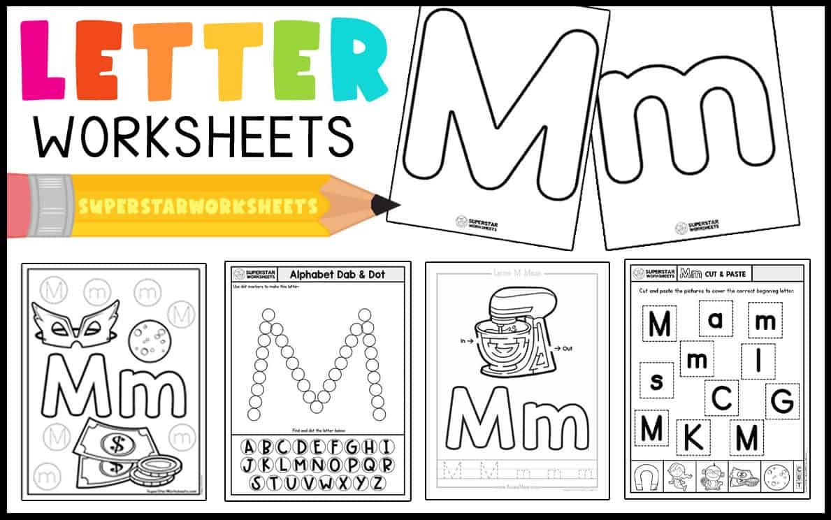 Letter M Handwriting Worksheet Free Printable For Preers Infoupdate