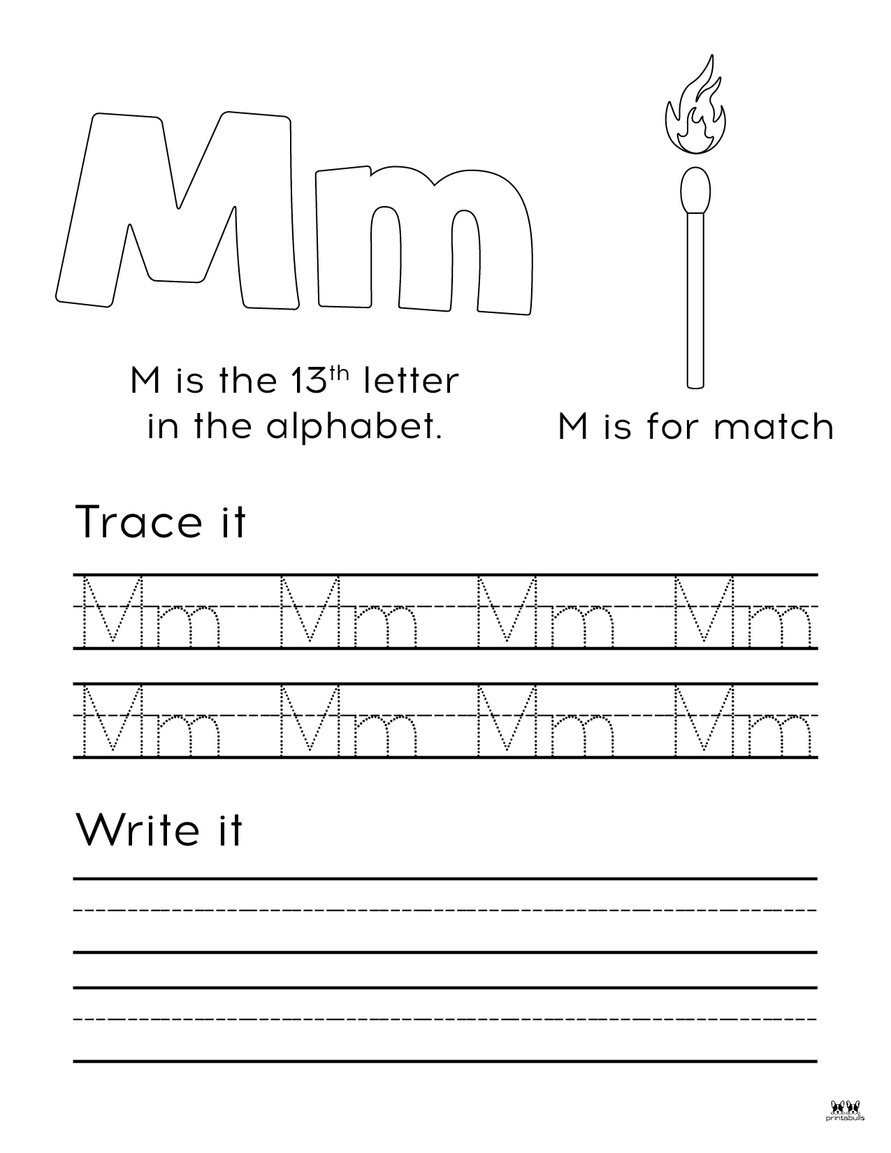 letter m money activities printable