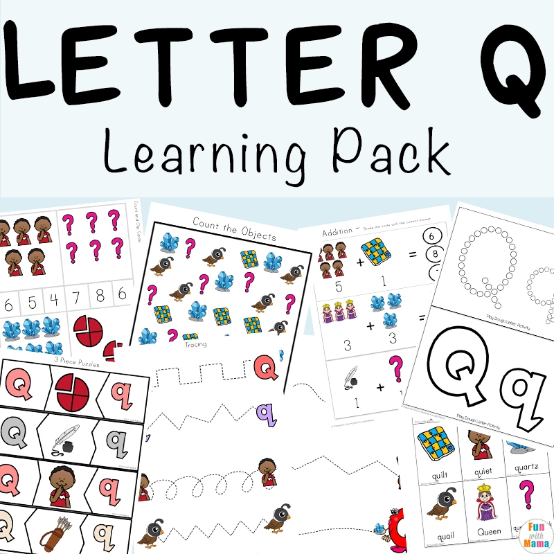 letter q activities for preschool printable