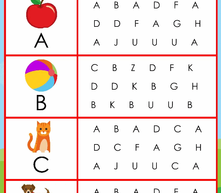 Letter Recognition Printables