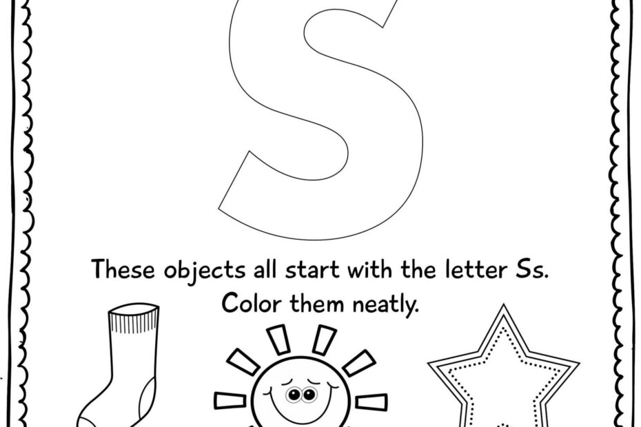 Letter S Printable Worksheets