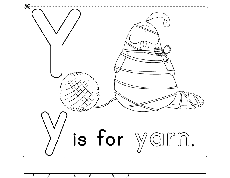 Letter Y Printable Worksheets