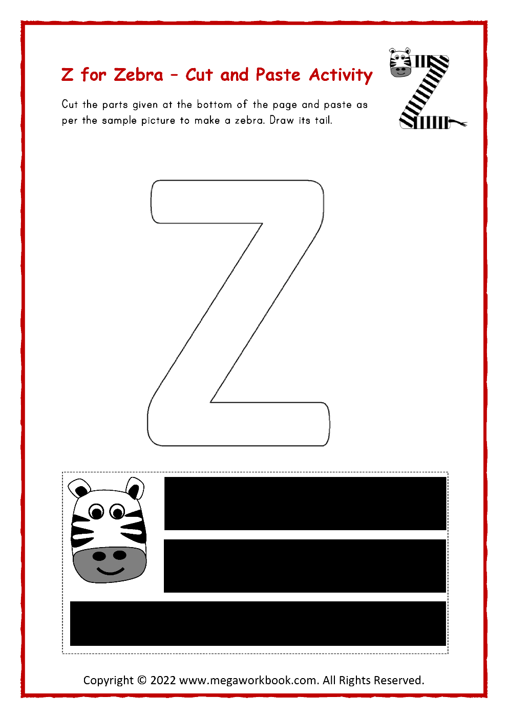 Letter Z Worksheets For Kindergarten Letter Z Activities Letter Z 
