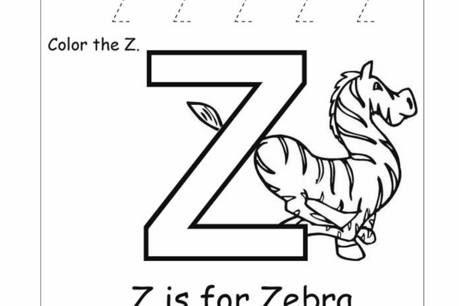 Letter Z Worksheets To Print Activity Shelter