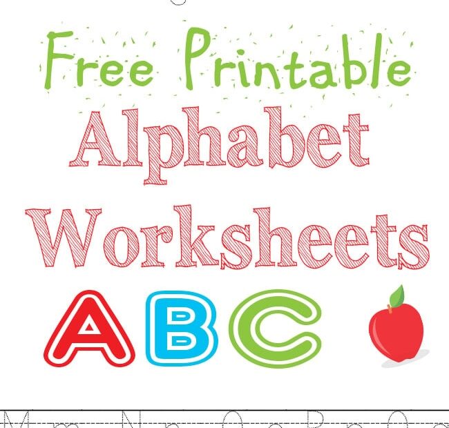 Letters Of The Alphabet Printable Worksheets