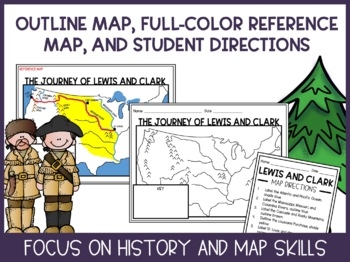 lewis and clark map activity printable