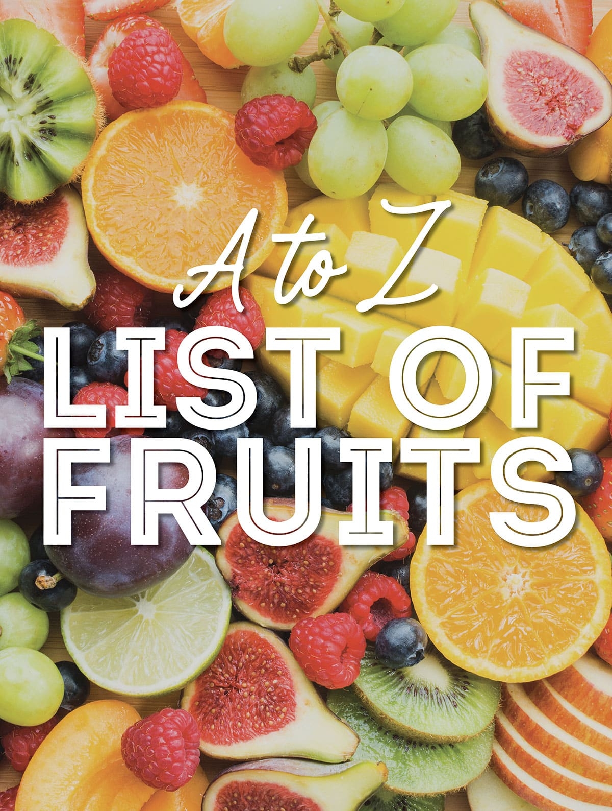 fruit list with pictures