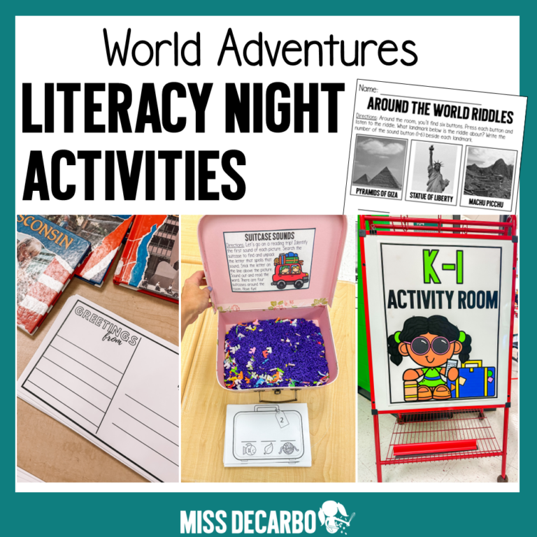 Literacy Night World Adventures Miss DeCarbo