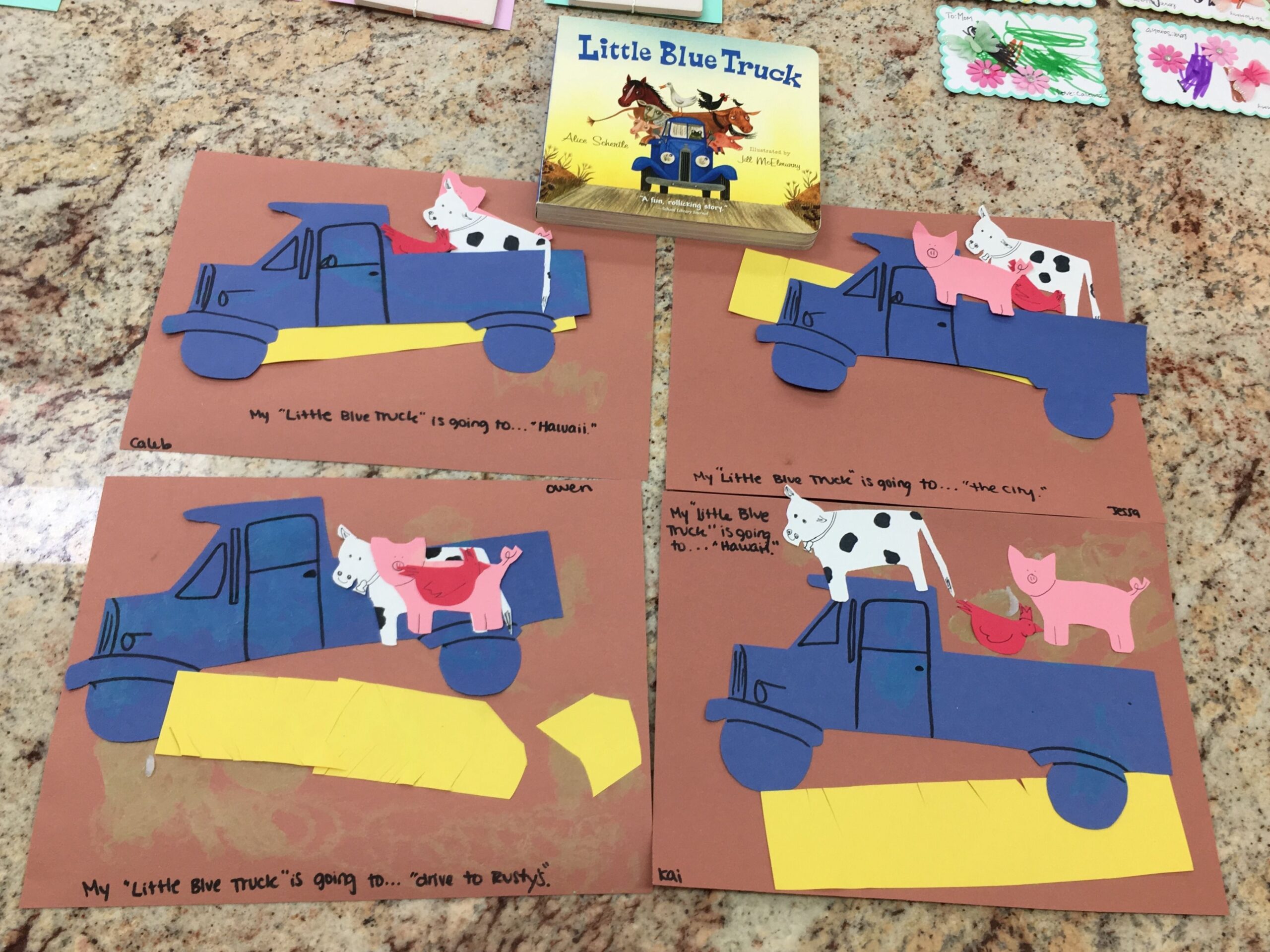 free printable little blue truck activities