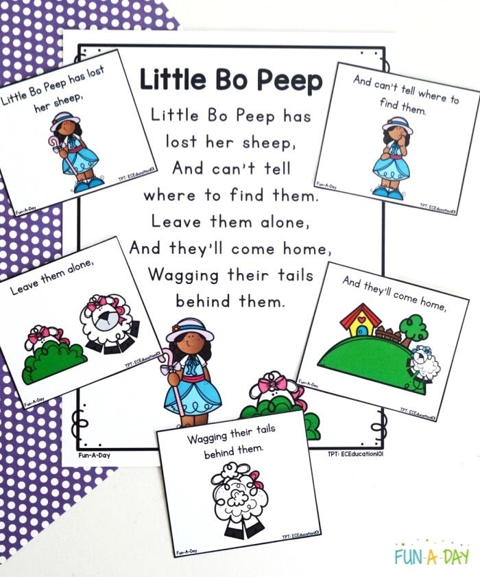 little bo peep activity printable