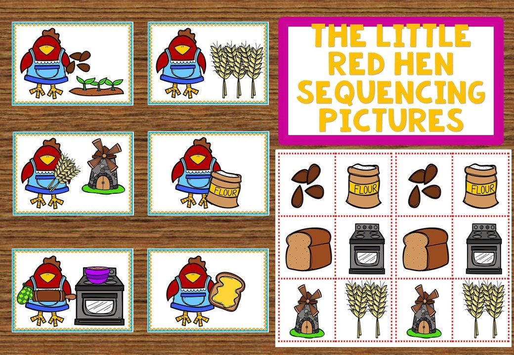 Little Red Hen Sequence Cards Sequencing Activities K Vrogue co