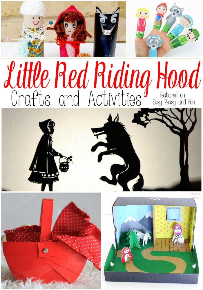 Little Red Riding Hood Crafts And Activities Preschool Crafts Little 
