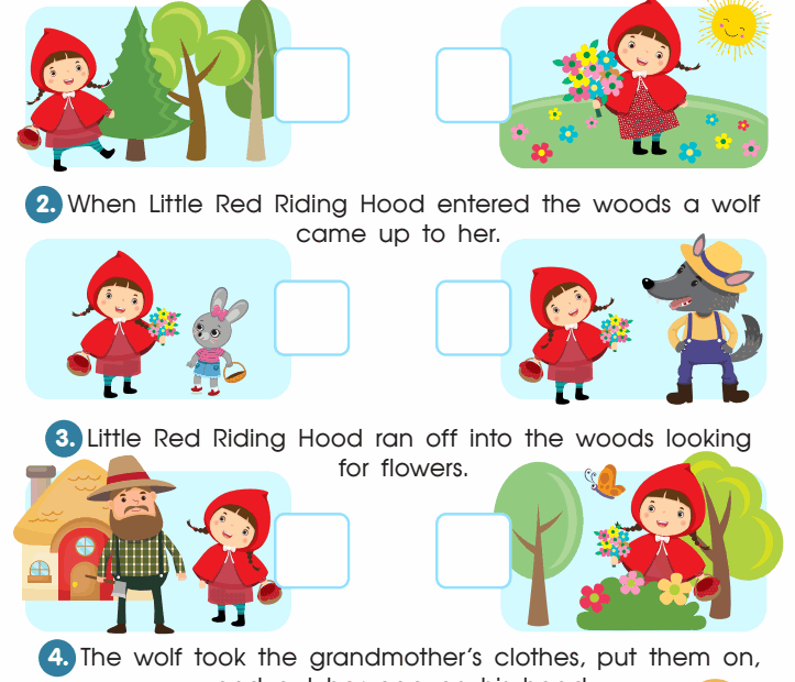 Little Red Riding Hood Short Story Printable