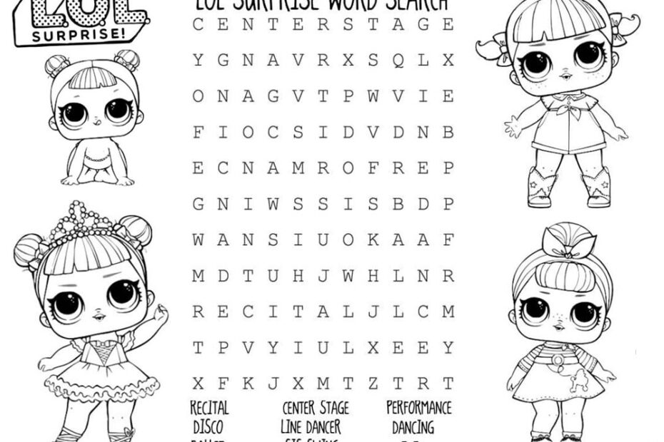 LOL Coloring Pages Activity Worksheets Free Printable Coloring Pages