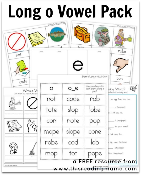 long o printable activities