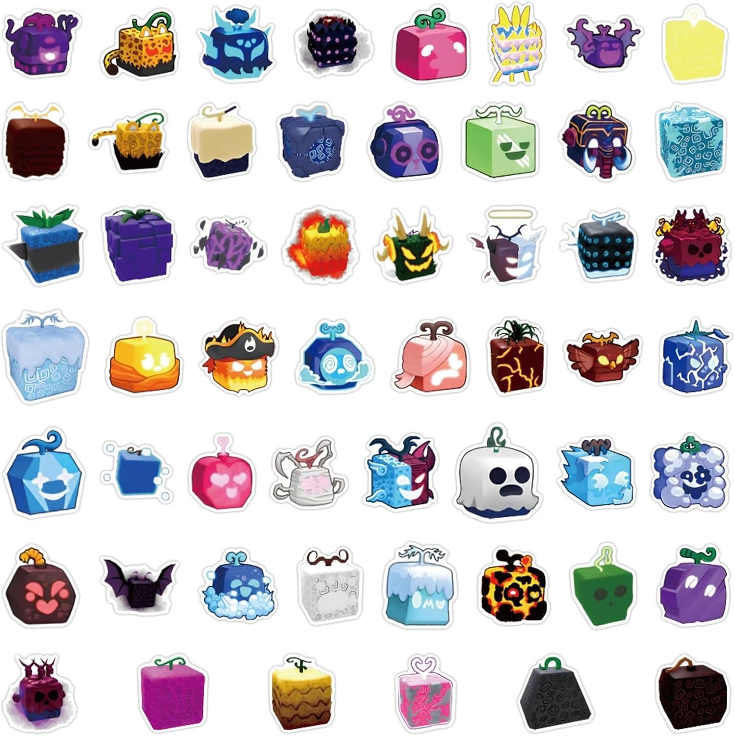 LONGRUSH 162 Pcs Blox Fruits Stickers For Kids Photos India Ubuy