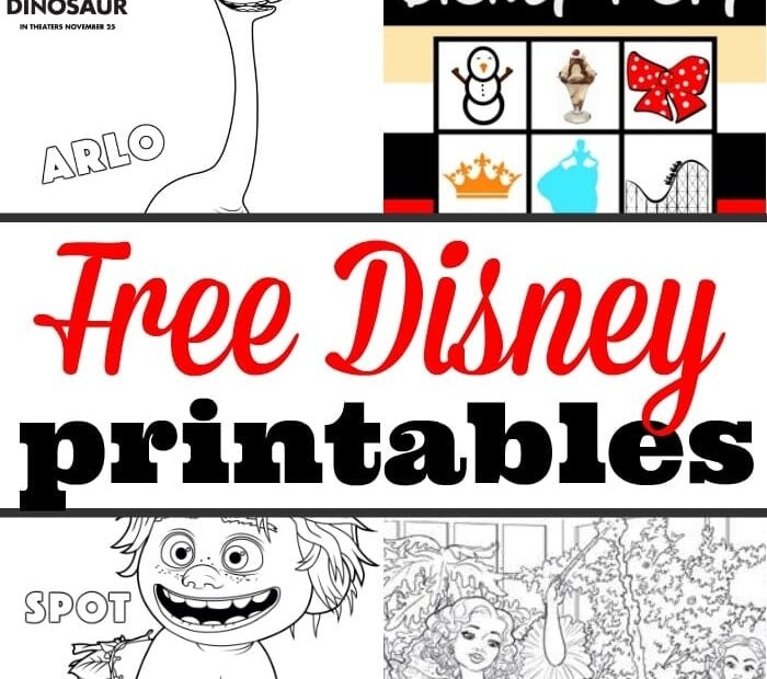 LOTS Of Free Disney Printables And Coloring Pages For Kids