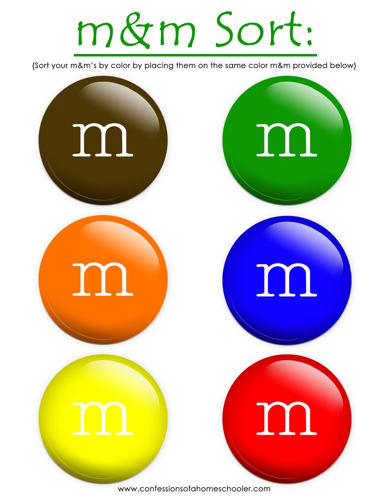 M m Printables