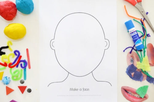 build a face activity printable