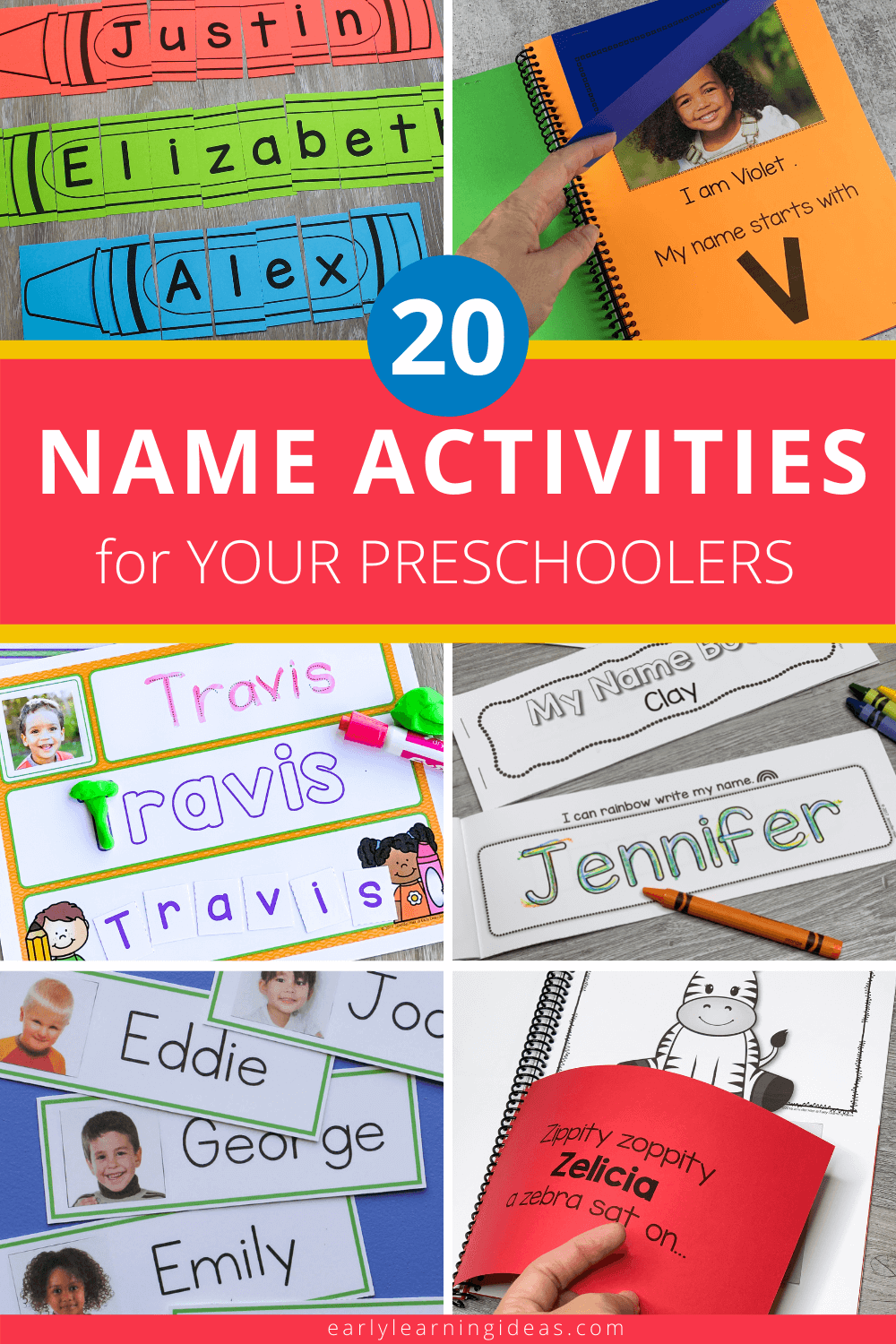 Make Easy Name Matching Activities With This Free Printable