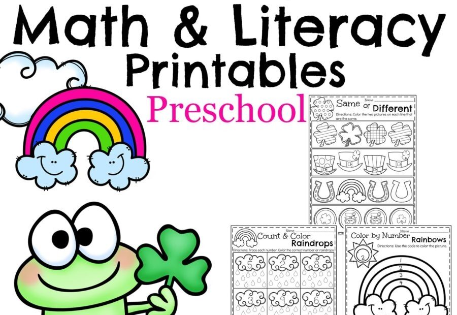 March Preschool Worksheets Planning Playtime Free Printable March