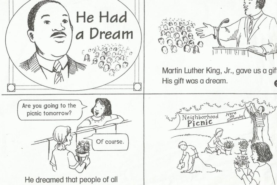 Martin Luther King Jr Free Printable Book
