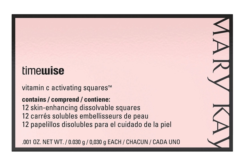 mary kay vitamin c activating squares printable directions