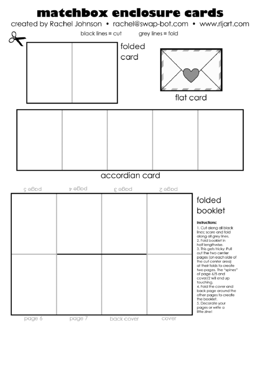 free printable enclosure card templates