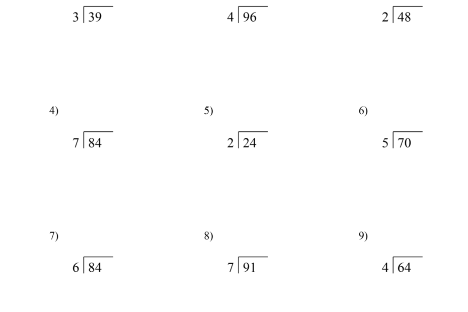 Math Long Division Worksheets Free Printable Worksheet